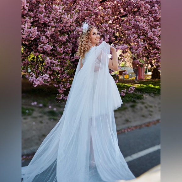 Simple wedding dress,Classic wedding dress,Wedding dress for mother and daughter - Picture 7 of 17